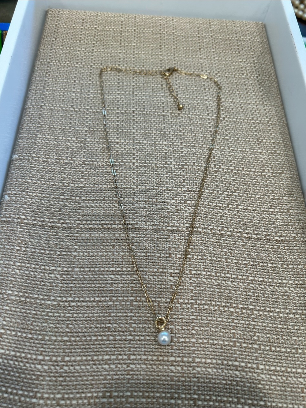 Gold Pearl Pendant Necklace - Women Jewelry - Picture 1 of 2